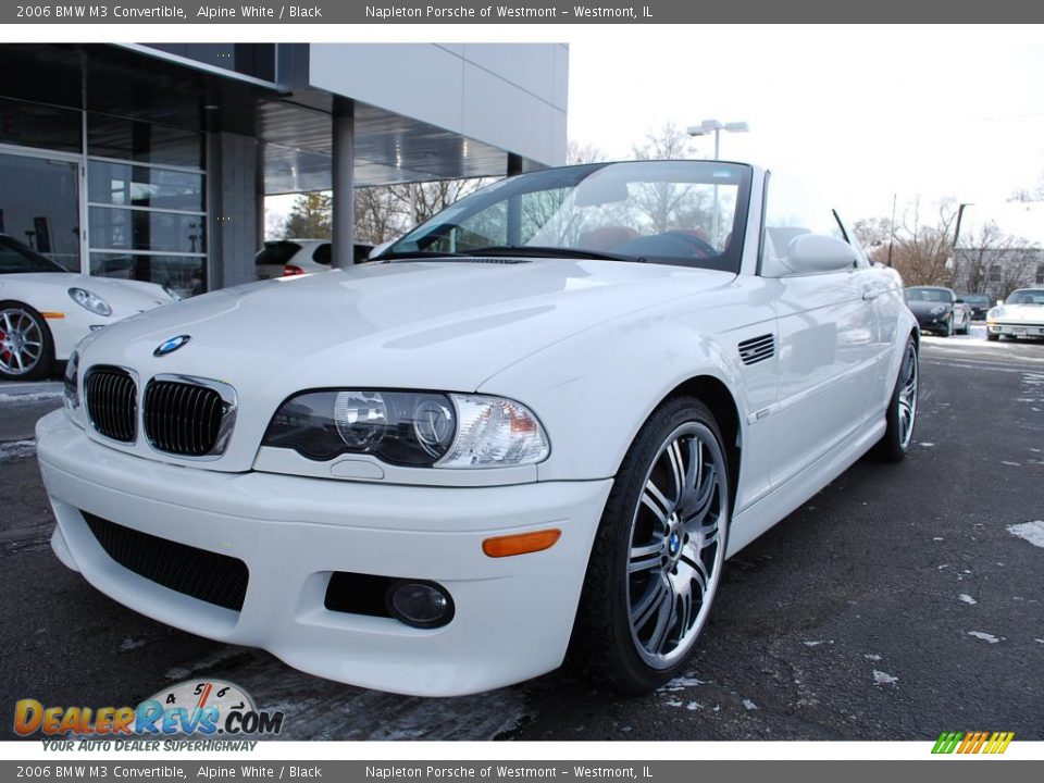 2006 BMW M3 Convertible Alpine White / Black Photo #1
