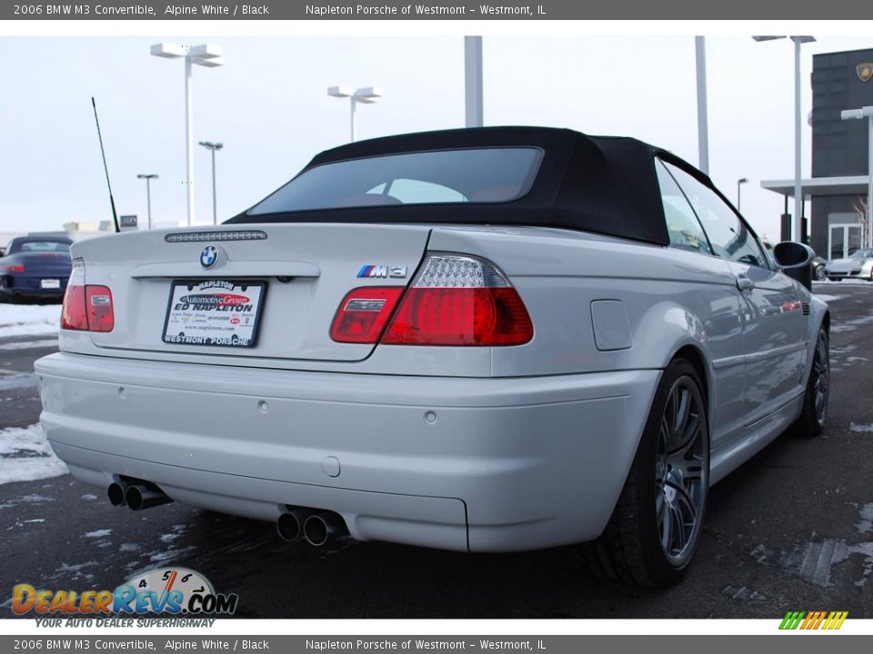 2006 BMW M3 Convertible Alpine White / Black Photo #5