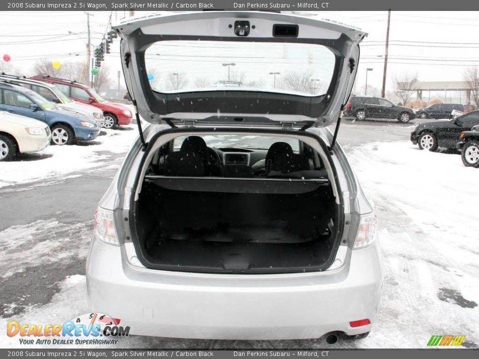 2008 Subaru Impreza 2.5i Wagon Spark Silver Metallic / Carbon Black Photo #7