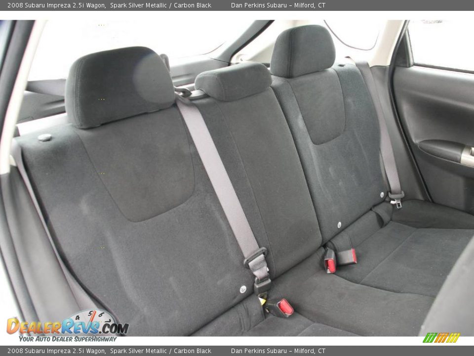 2008 Subaru Impreza 2.5i Wagon Spark Silver Metallic / Carbon Black Photo #13