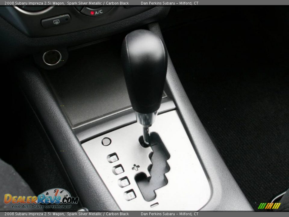 2008 Subaru Impreza 2.5i Wagon Spark Silver Metallic / Carbon Black Photo #23