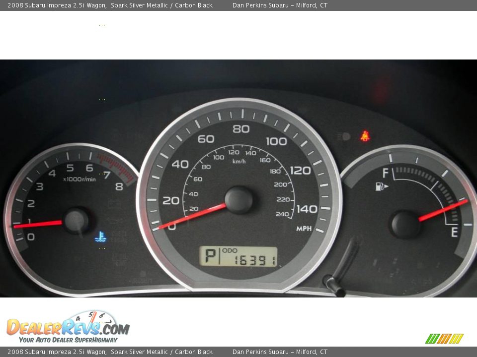 2008 Subaru Impreza 2.5i Wagon Spark Silver Metallic / Carbon Black Photo #24