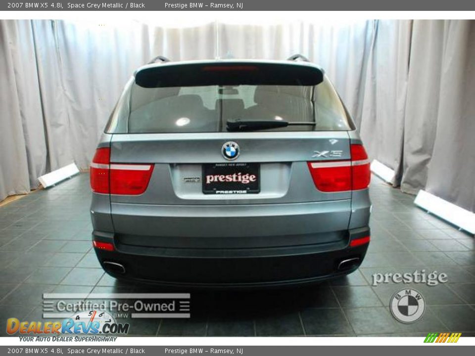 2007 BMW X5 4.8i Space Grey Metallic / Black Photo #2