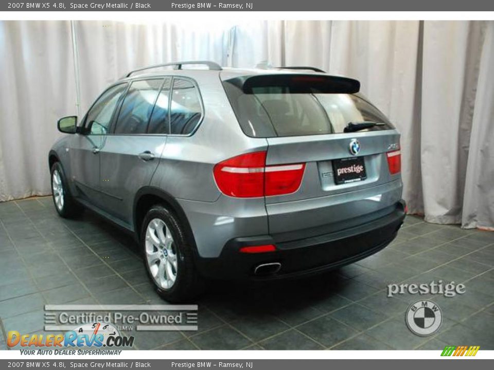 2007 BMW X5 4.8i Space Grey Metallic / Black Photo #3