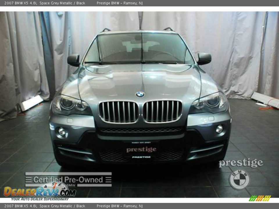 2007 BMW X5 4.8i Space Grey Metallic / Black Photo #5