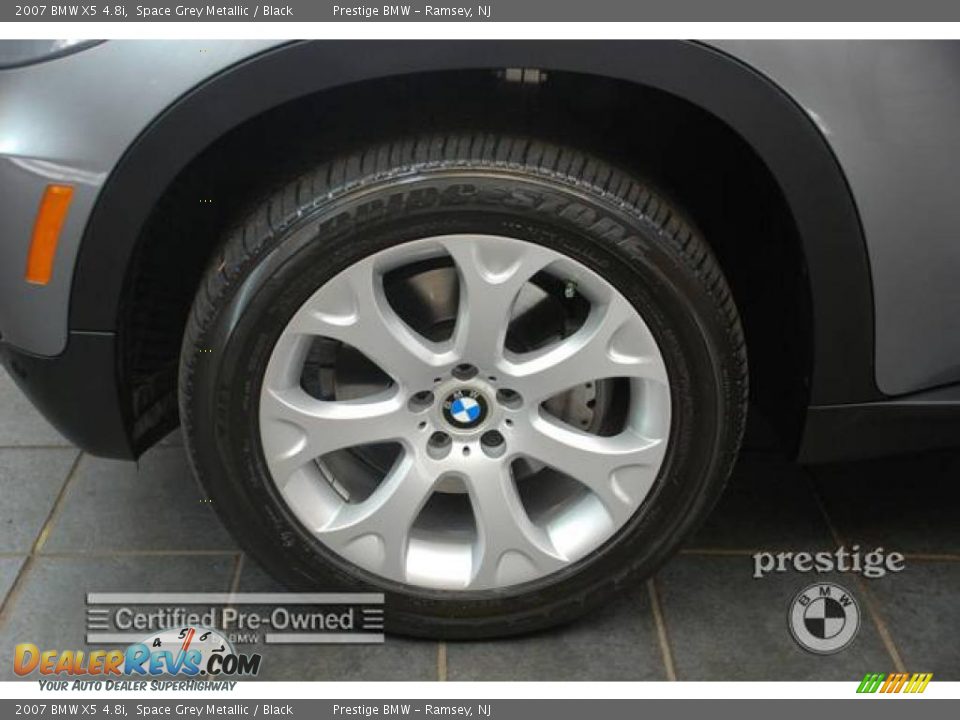 2007 BMW X5 4.8i Space Grey Metallic / Black Photo #7