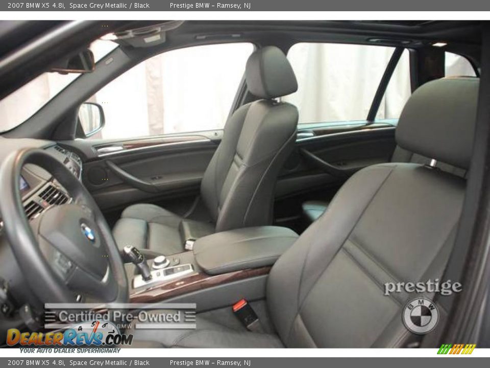 2007 BMW X5 4.8i Space Grey Metallic / Black Photo #9