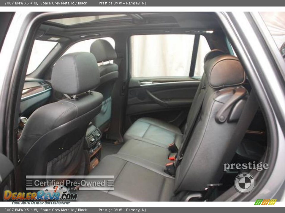 2007 BMW X5 4.8i Space Grey Metallic / Black Photo #10