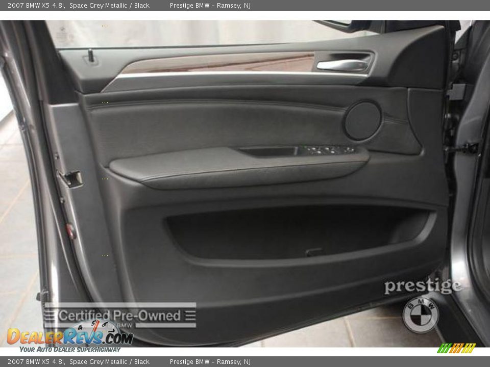 2007 BMW X5 4.8i Space Grey Metallic / Black Photo #11