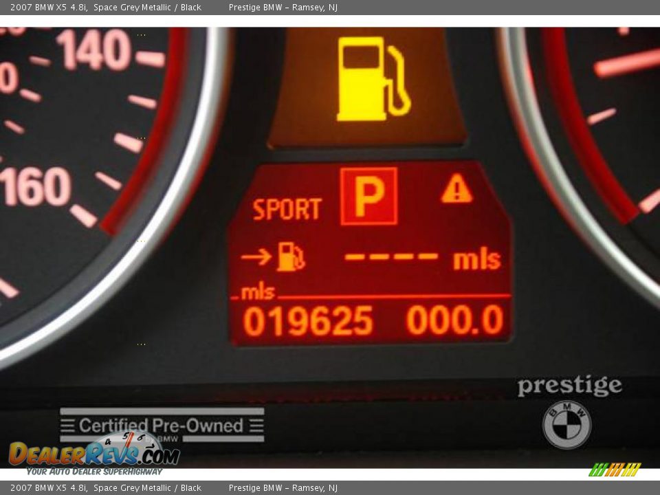 2007 BMW X5 4.8i Space Grey Metallic / Black Photo #14