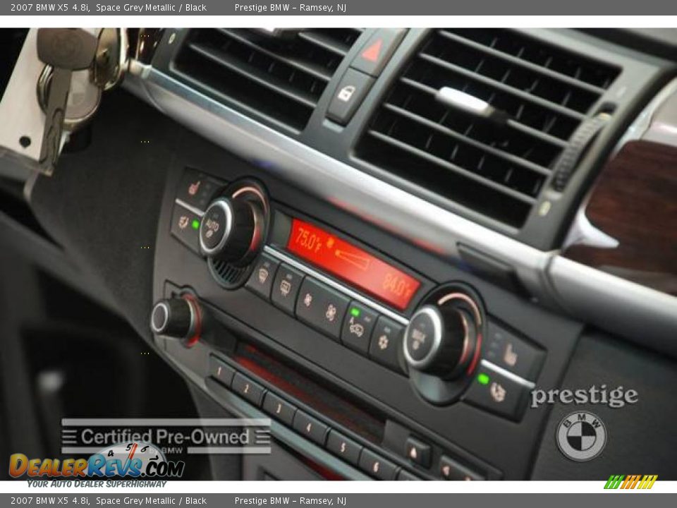 2007 BMW X5 4.8i Space Grey Metallic / Black Photo #17