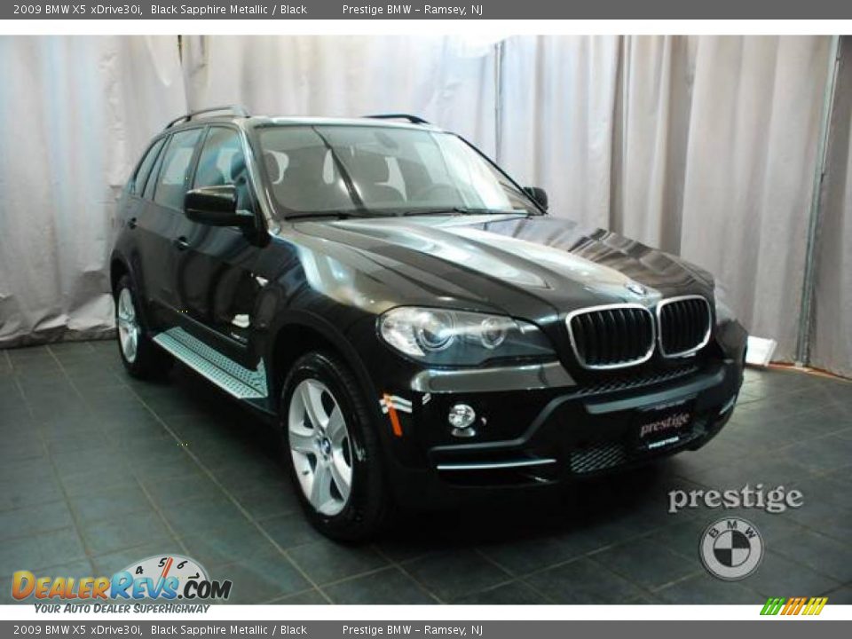 2009 BMW X5 xDrive30i Black Sapphire Metallic / Black Photo #6