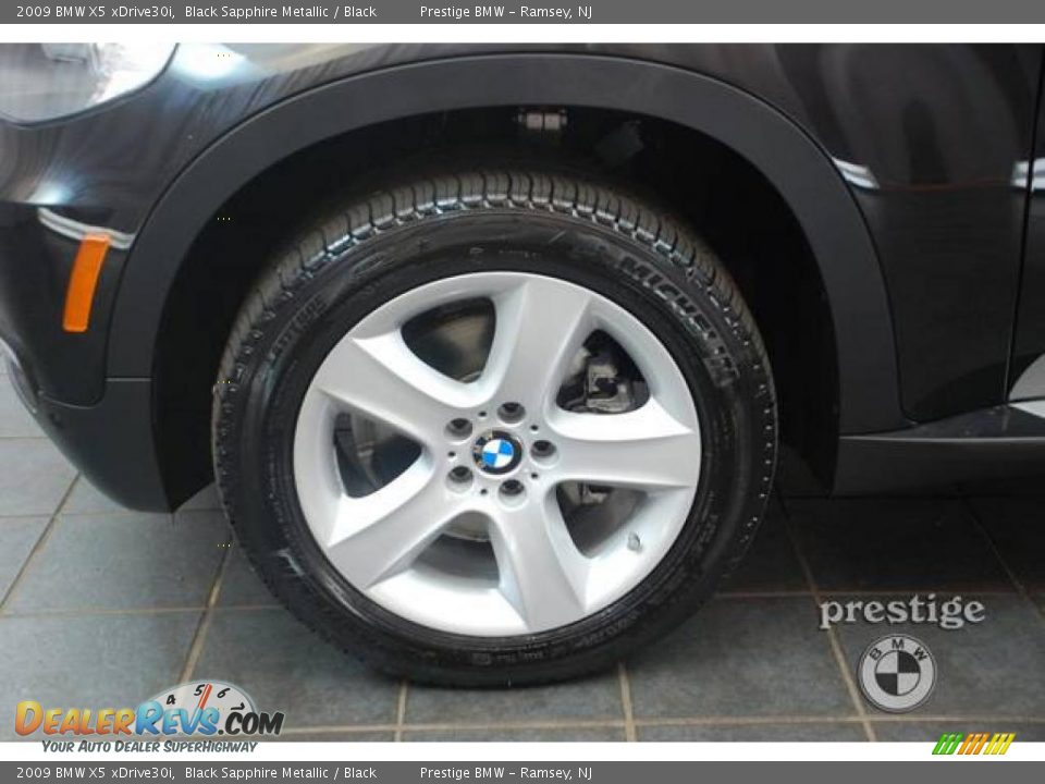 2009 BMW X5 xDrive30i Black Sapphire Metallic / Black Photo #7