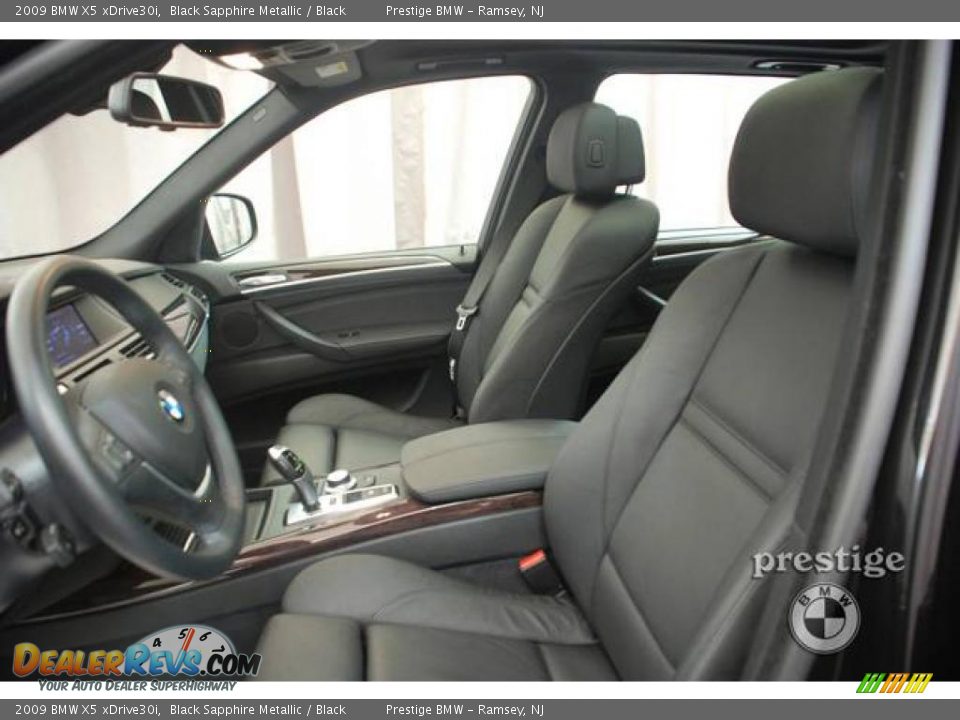 2009 BMW X5 xDrive30i Black Sapphire Metallic / Black Photo #9