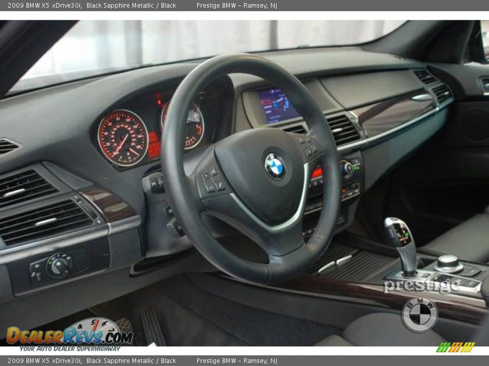 2009 BMW X5 xDrive30i Black Sapphire Metallic / Black Photo #15
