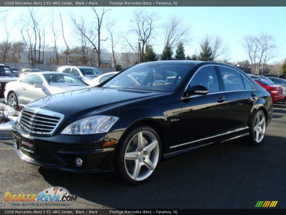 2008 Mercedes-Benz S 63 AMG Sedan Black / Black Photo #1