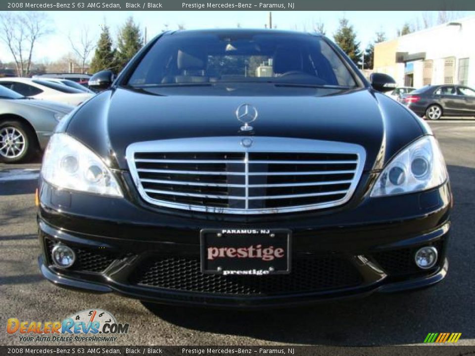 2008 Mercedes-Benz S 63 AMG Sedan Black / Black Photo #2