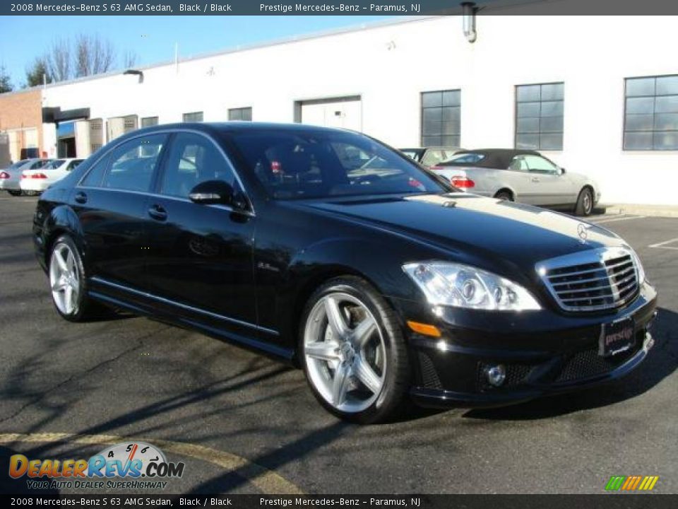 2008 Mercedes-Benz S 63 AMG Sedan Black / Black Photo #3