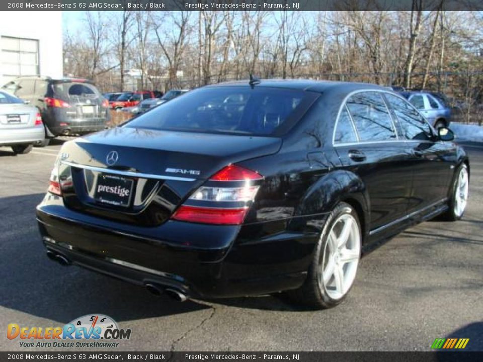 2008 Mercedes-Benz S 63 AMG Sedan Black / Black Photo #4