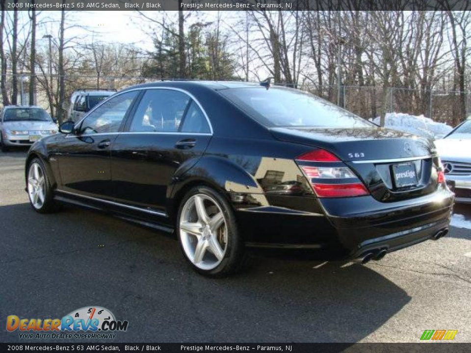 2008 Mercedes-Benz S 63 AMG Sedan Black / Black Photo #6