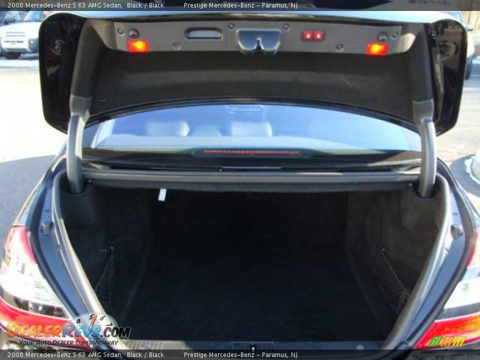 2008 Mercedes-Benz S 63 AMG Sedan Black / Black Photo #14