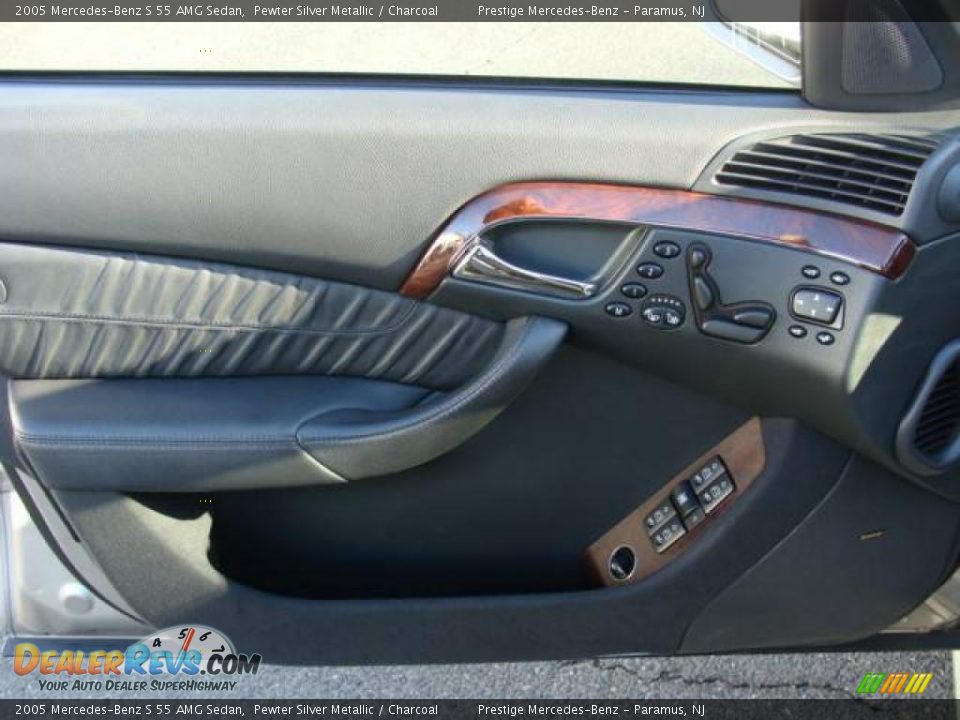 2005 Mercedes-Benz S 55 AMG Sedan Pewter Silver Metallic / Charcoal Photo #7