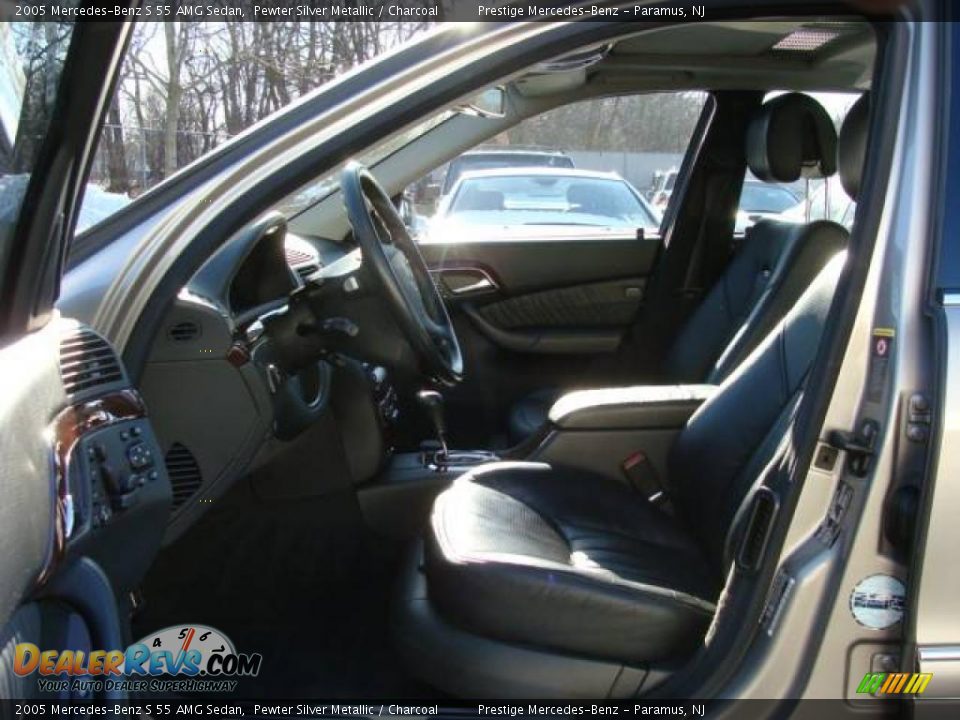 2005 Mercedes-Benz S 55 AMG Sedan Pewter Silver Metallic / Charcoal Photo #8