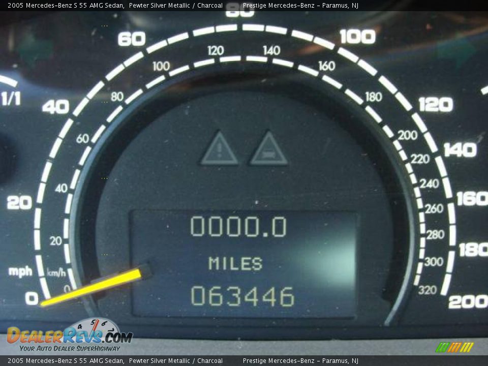 2005 Mercedes-Benz S 55 AMG Sedan Pewter Silver Metallic / Charcoal Photo #11