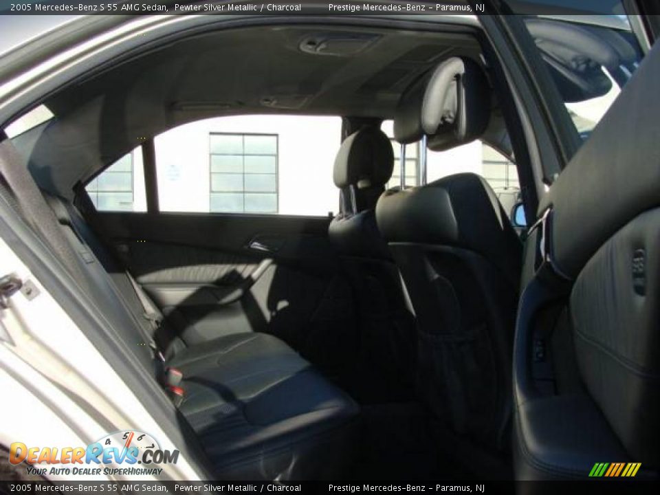 2005 Mercedes-Benz S 55 AMG Sedan Pewter Silver Metallic / Charcoal Photo #13