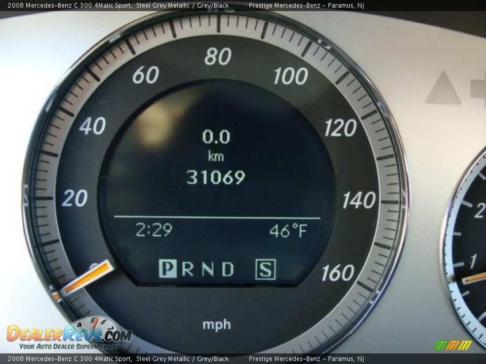 2008 Mercedes-Benz C 300 4Matic Sport Steel Grey Metallic / Grey/Black Photo #11