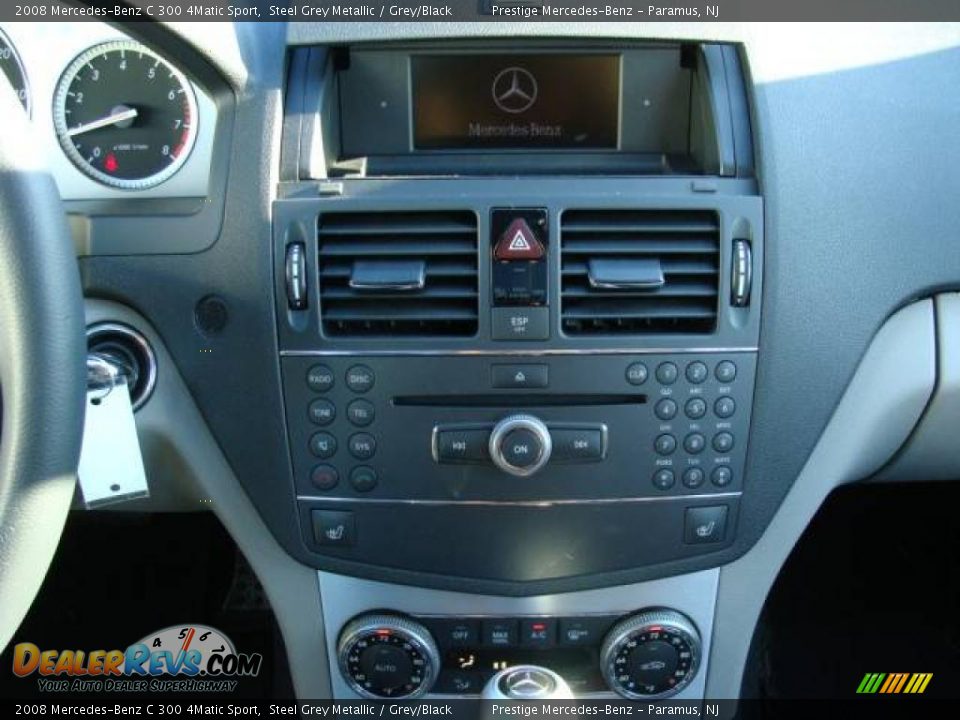 2008 Mercedes-Benz C 300 4Matic Sport Steel Grey Metallic / Grey/Black Photo #12