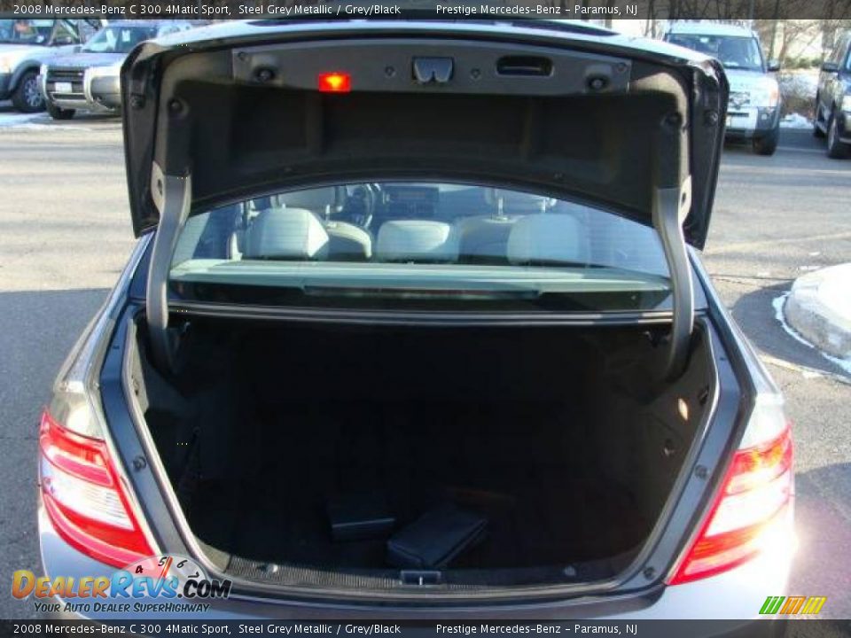2008 Mercedes-Benz C 300 4Matic Sport Steel Grey Metallic / Grey/Black Photo #14