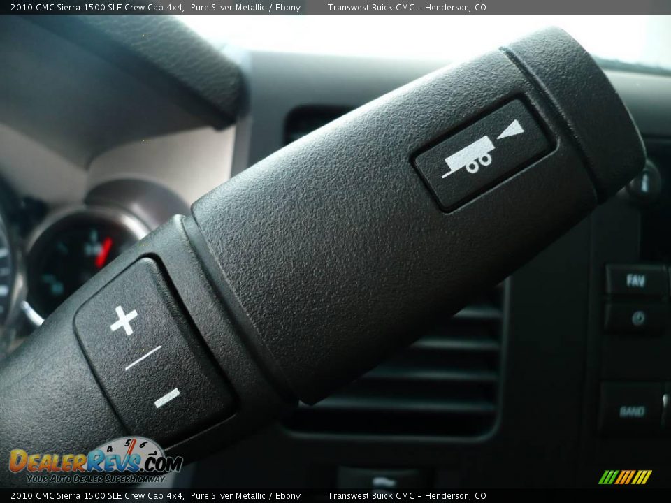 2010 GMC Sierra 1500 SLE Crew Cab 4x4 Pure Silver Metallic / Ebony Photo #6