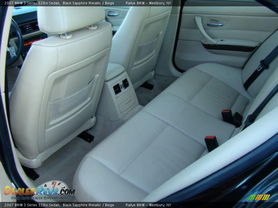 2007 BMW 3 Series 328xi Sedan Black Sapphire Metallic / Beige Photo #12