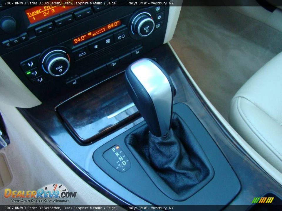 2007 BMW 3 Series 328xi Sedan Black Sapphire Metallic / Beige Photo #14