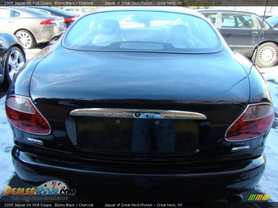 2005 Jaguar XK XK8 Coupe Ebony Black / Charcoal Photo #5
