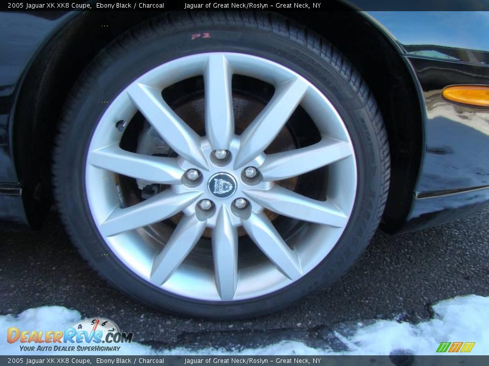 2005 Jaguar XK XK8 Coupe Ebony Black / Charcoal Photo #7