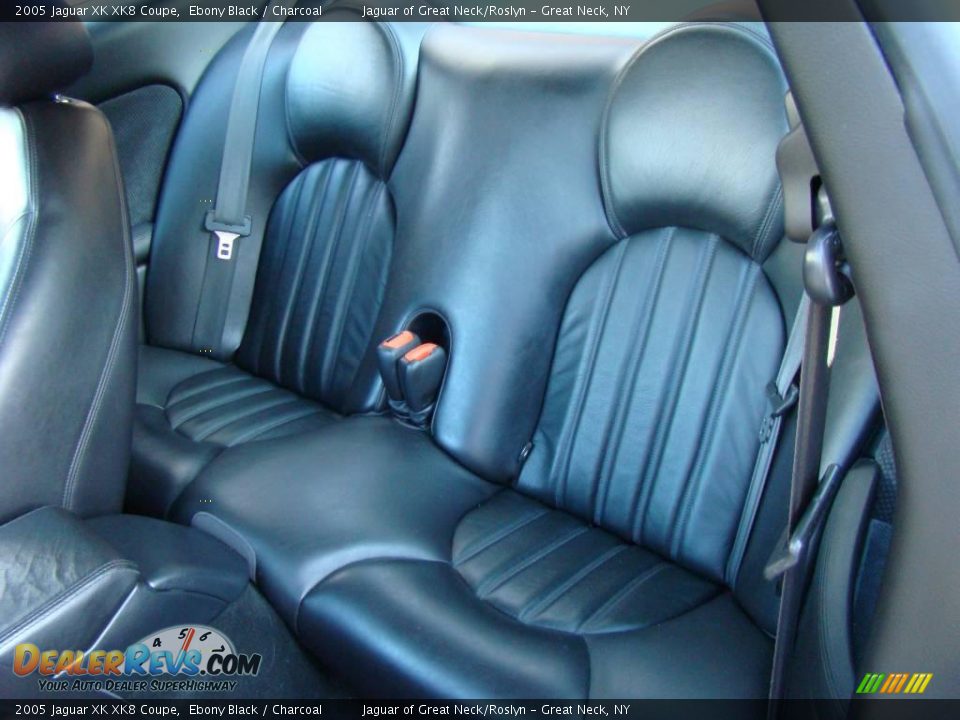 2005 Jaguar XK XK8 Coupe Ebony Black / Charcoal Photo #19
