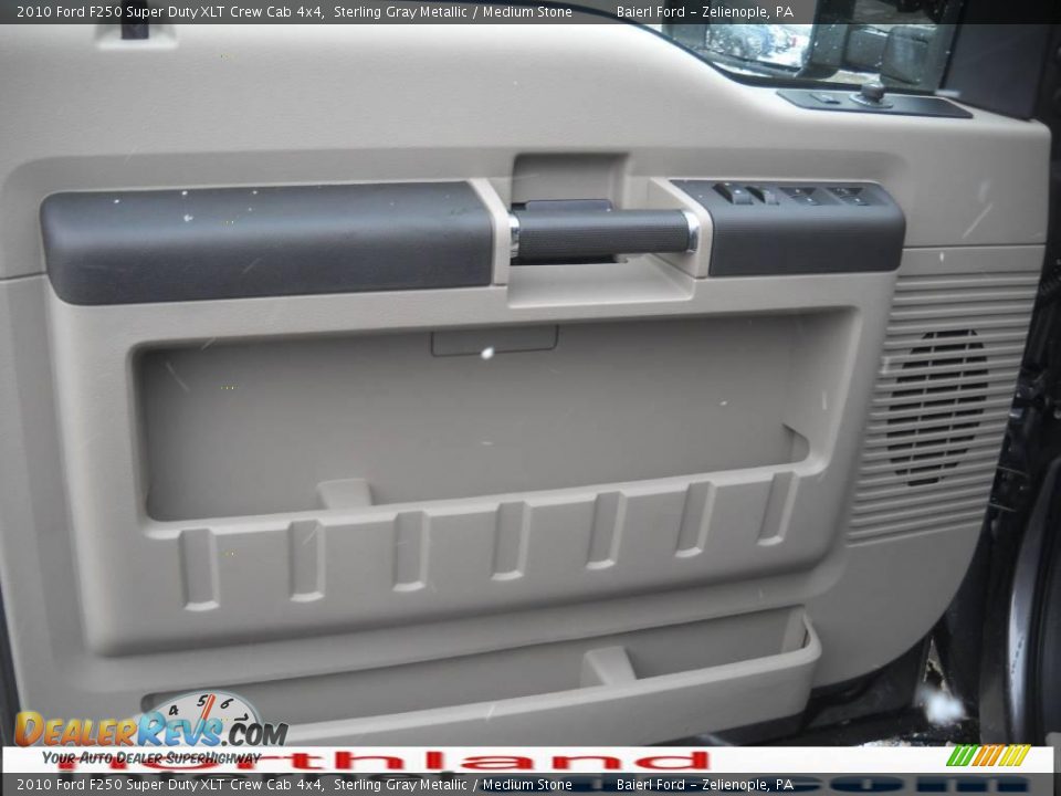 2010 Ford F250 Super Duty XLT Crew Cab 4x4 Sterling Gray Metallic / Medium Stone Photo #9