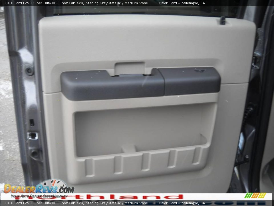 2010 Ford F250 Super Duty XLT Crew Cab 4x4 Sterling Gray Metallic / Medium Stone Photo #13