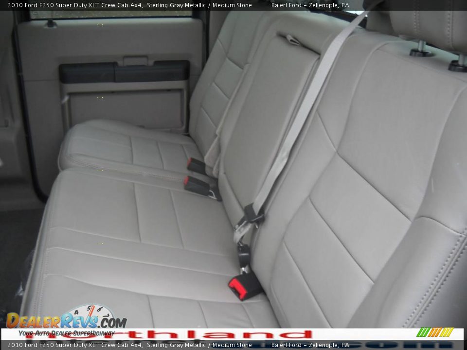 2010 Ford F250 Super Duty XLT Crew Cab 4x4 Sterling Gray Metallic / Medium Stone Photo #15