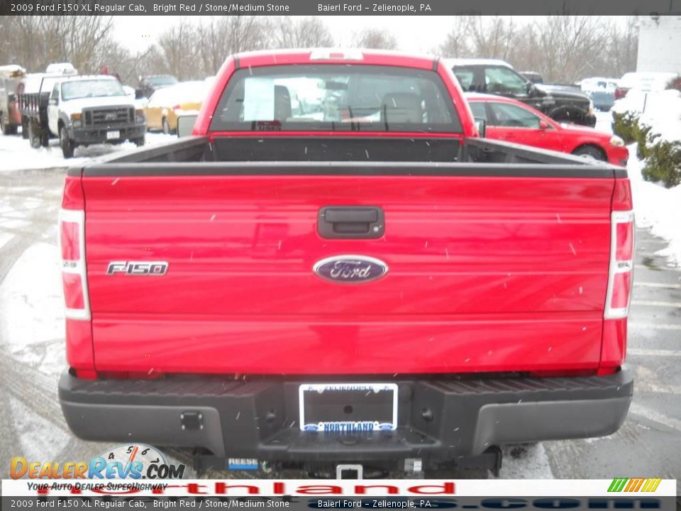 2009 Ford F150 XL Regular Cab Bright Red / Stone/Medium Stone Photo #7