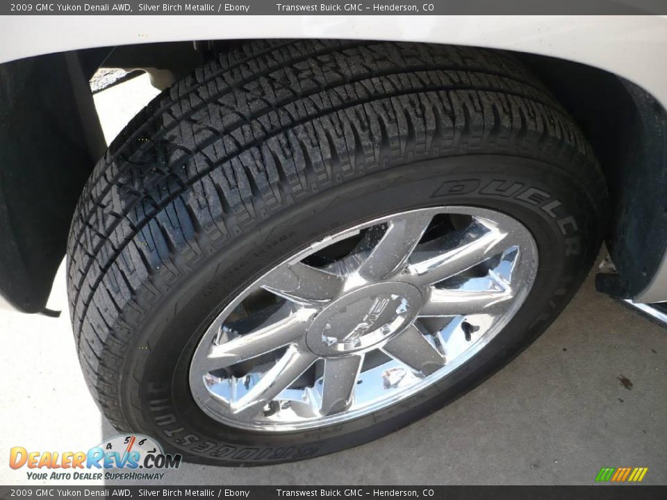 2009 GMC Yukon Denali AWD Silver Birch Metallic / Ebony Photo #7