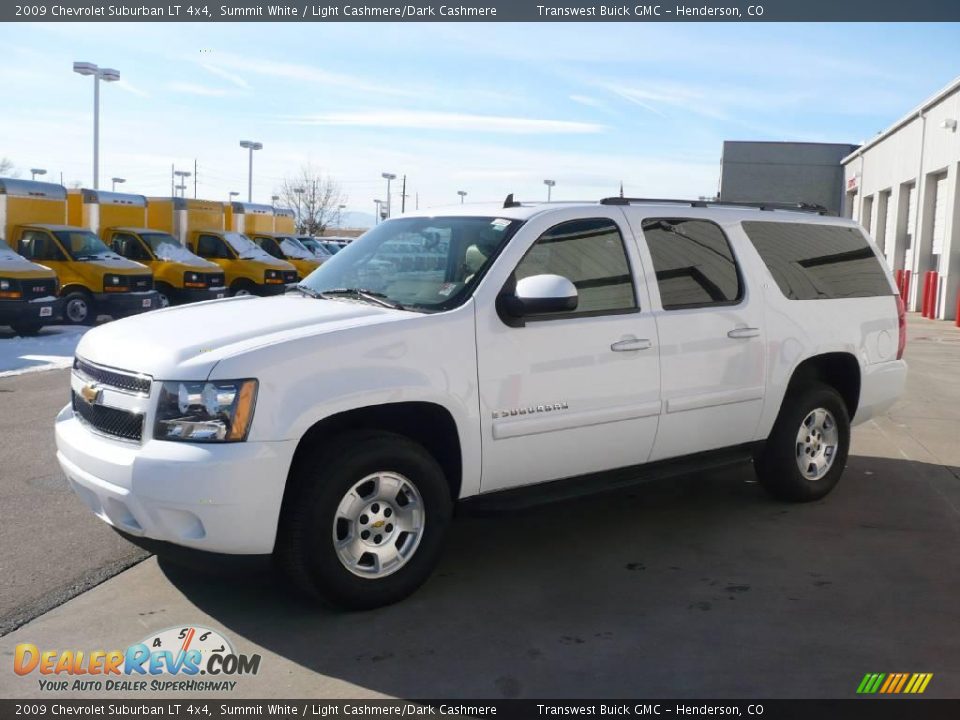 2009 Chevrolet Suburban LT 4x4 Summit White / Light Cashmere/Dark Cashmere Photo #3