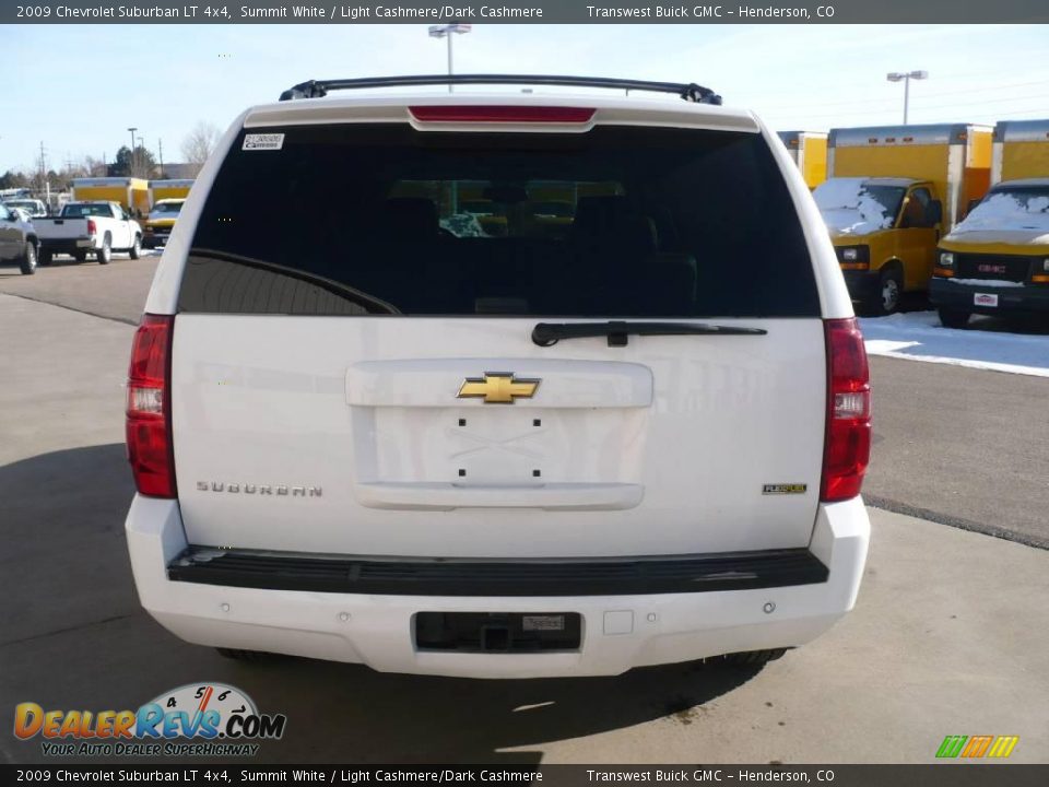 2009 Chevrolet Suburban LT 4x4 Summit White / Light Cashmere/Dark Cashmere Photo #5
