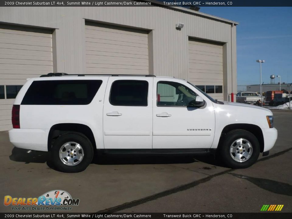 2009 Chevrolet Suburban LT 4x4 Summit White / Light Cashmere/Dark Cashmere Photo #6