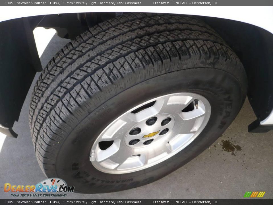 2009 Chevrolet Suburban LT 4x4 Summit White / Light Cashmere/Dark Cashmere Photo #7