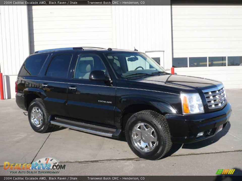2004 Cadillac Escalade AWD Black Raven / Shale Photo #1