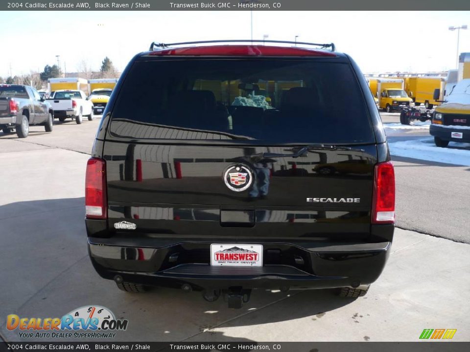 2004 Cadillac Escalade AWD Black Raven / Shale Photo #5