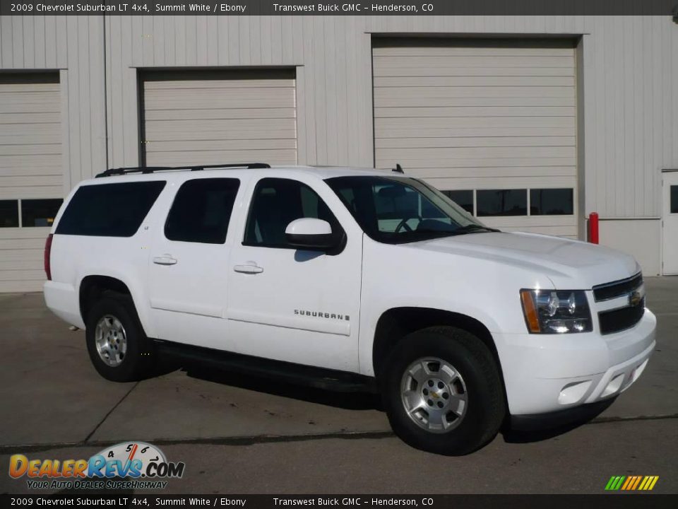2009 Chevrolet Suburban LT 4x4 Summit White / Ebony Photo #1